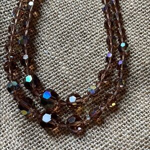 Elegant Brown sparkling Necklace